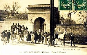 SIDI-BEL-ABBES - LA PORTE DE MASCARA EN 1911